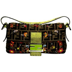 Fendi Baguette Monogram Canvas Limited Edition Bag
