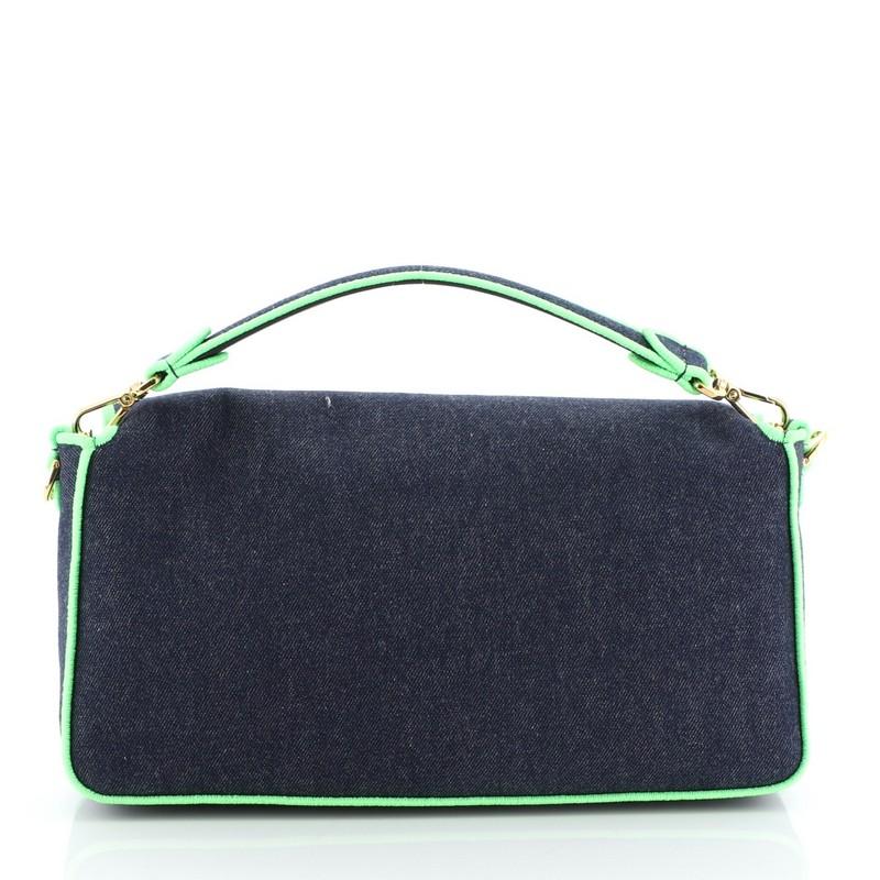 fendi denim baguette