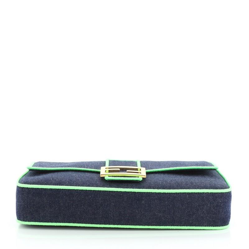 fendi baguette denim