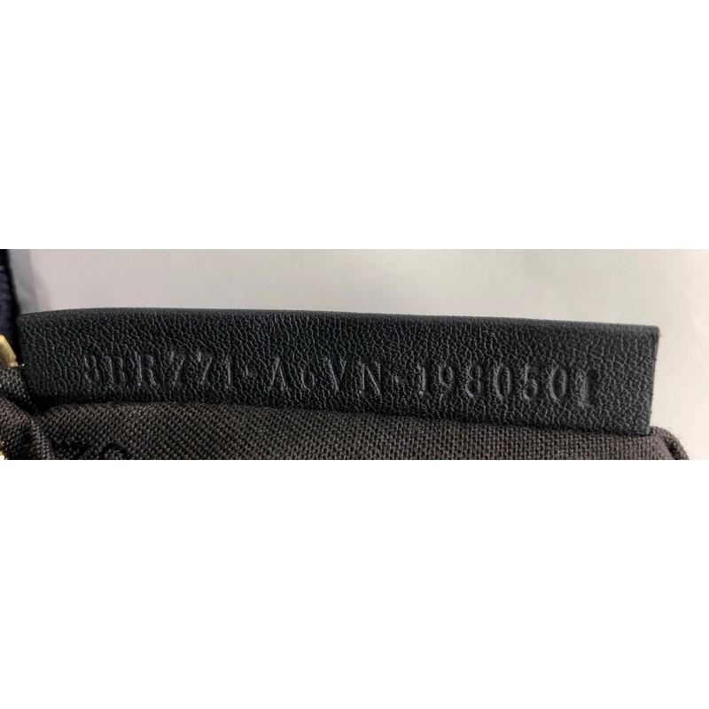 Black Fendi Baguette NM Bag Denim Large