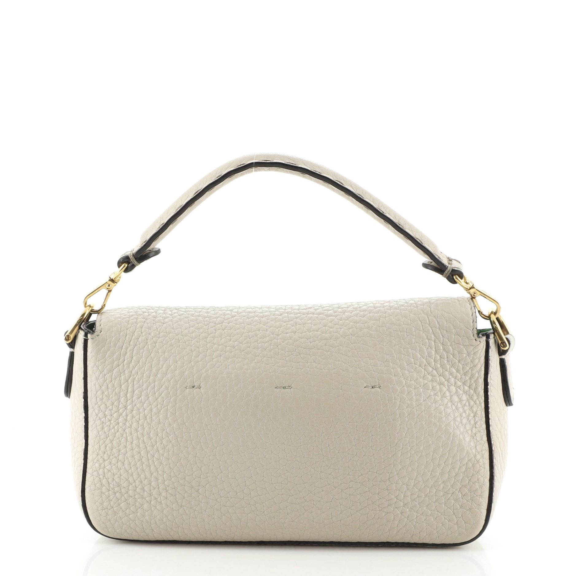 Fendi Baguette NM Tasche aus Leder Mini (Beige)