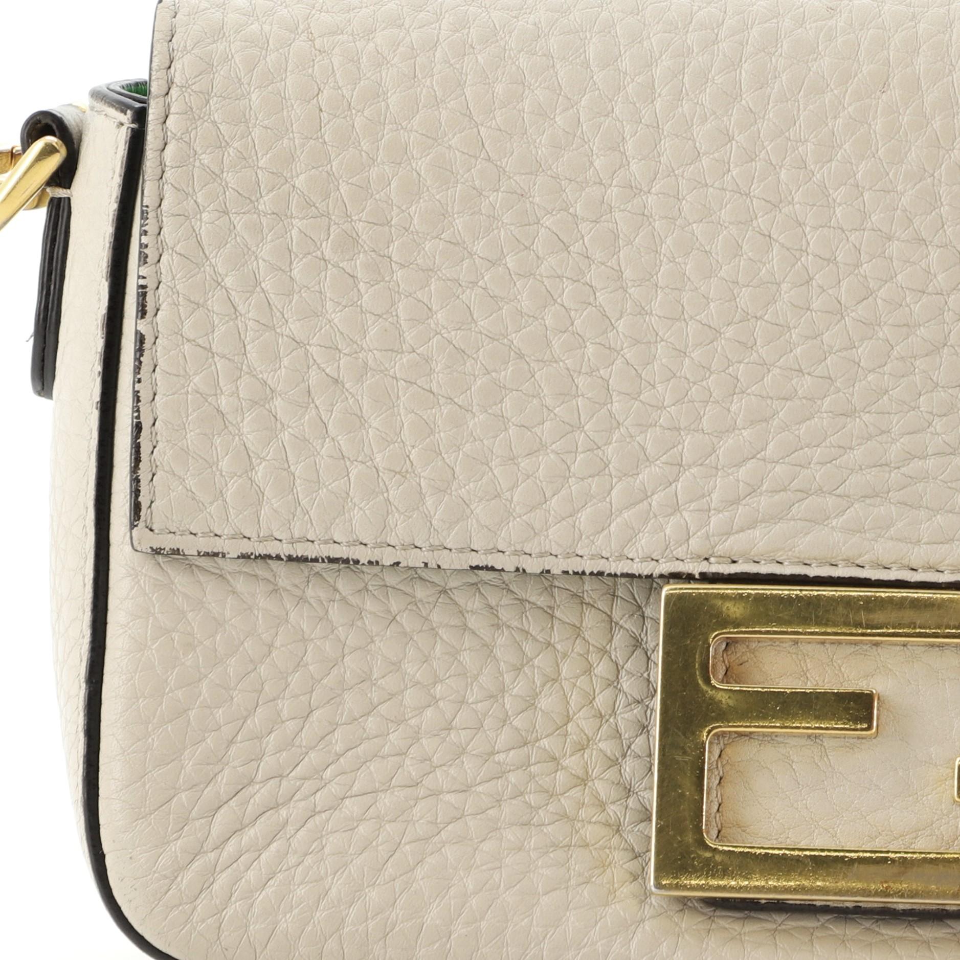 Fendi Baguette NM Tasche aus Leder Mini 3