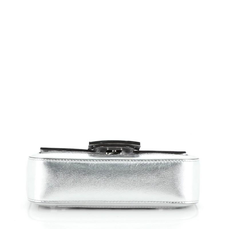 fendi baguette silver hardware