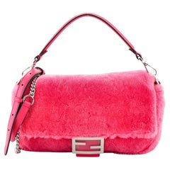 Fendi Baguette NM Bag Shearling Medium