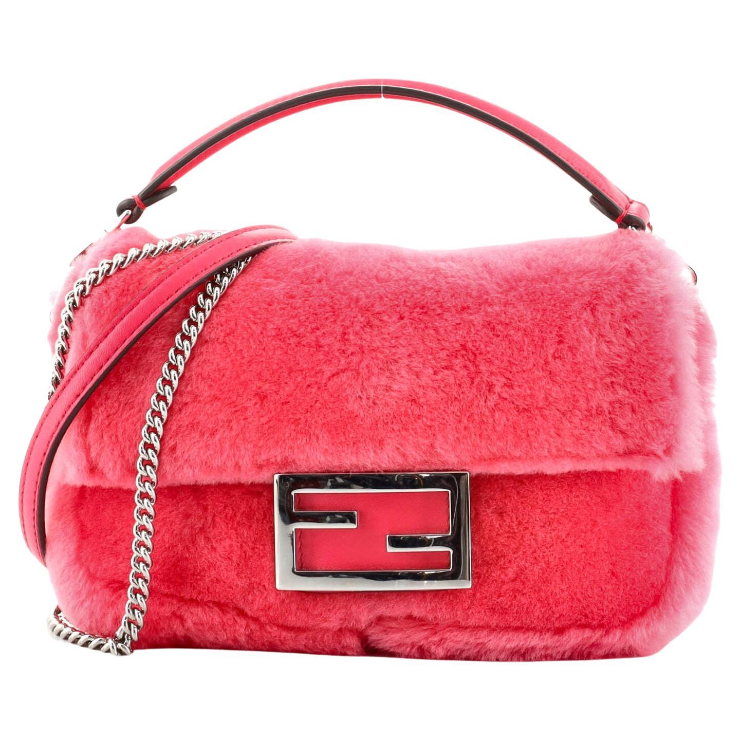 Fendi Baguette NM Bag Shearling Mini