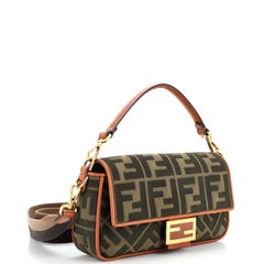 Fendi Baguette NM Bag Zucca Canvas Medium
