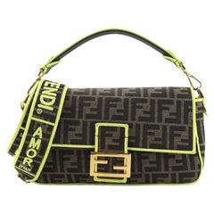 Fendi Baguette NM Tasche Zucca Segeltuch Medium
