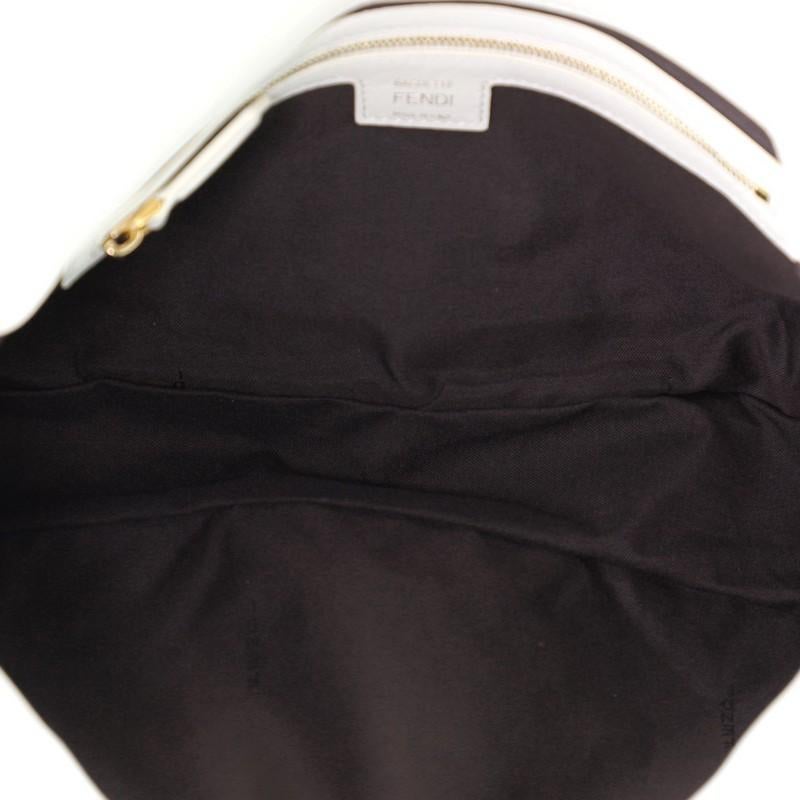 Fendi Baguette NM Bag Zucca Embossed Leather Large  1