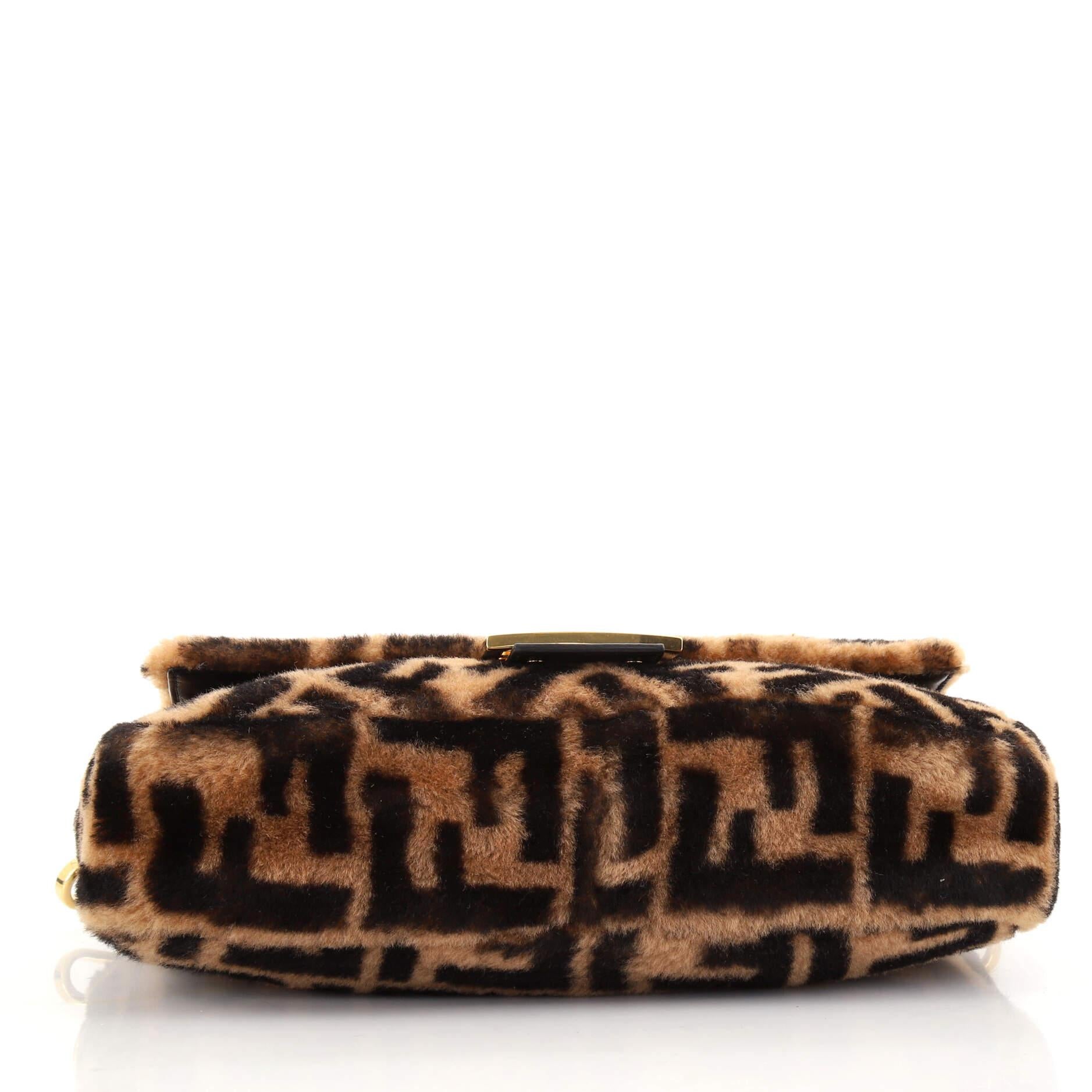 fendi baguette shearling