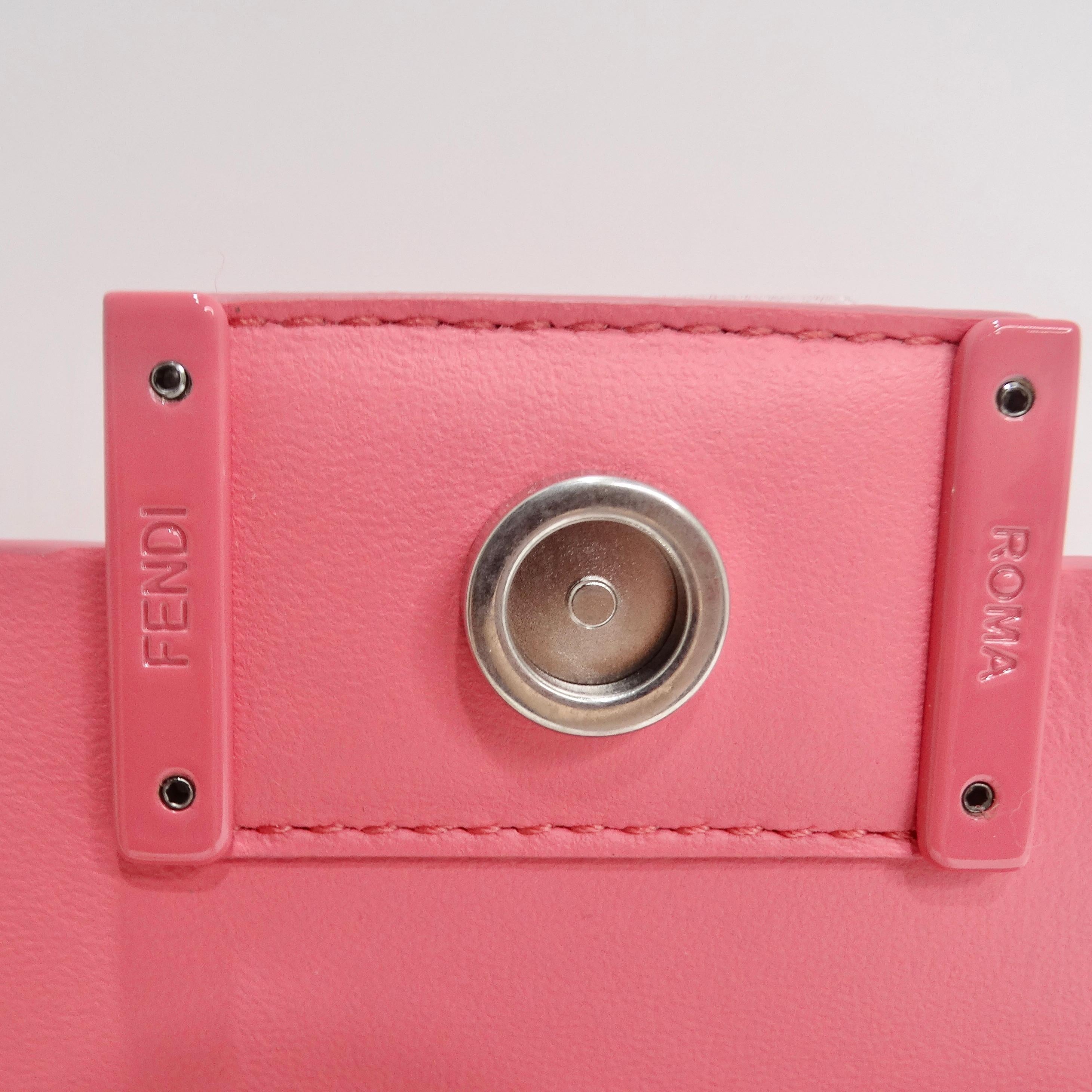 Fendi Baguette Phone Pouch Pink For Sale 4