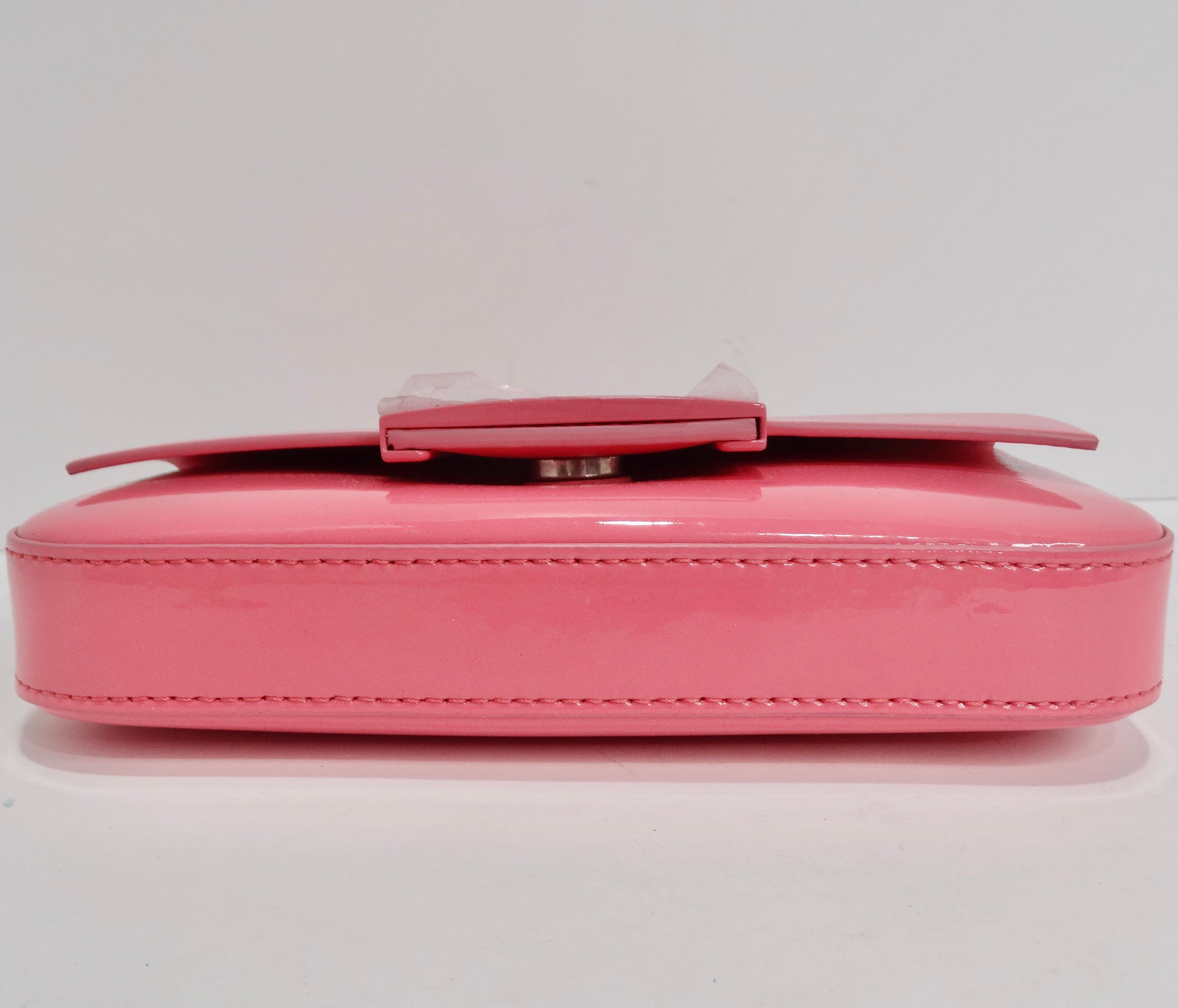 Women's or Men's Fendi Baguette Phone Pouch Pink For Sale