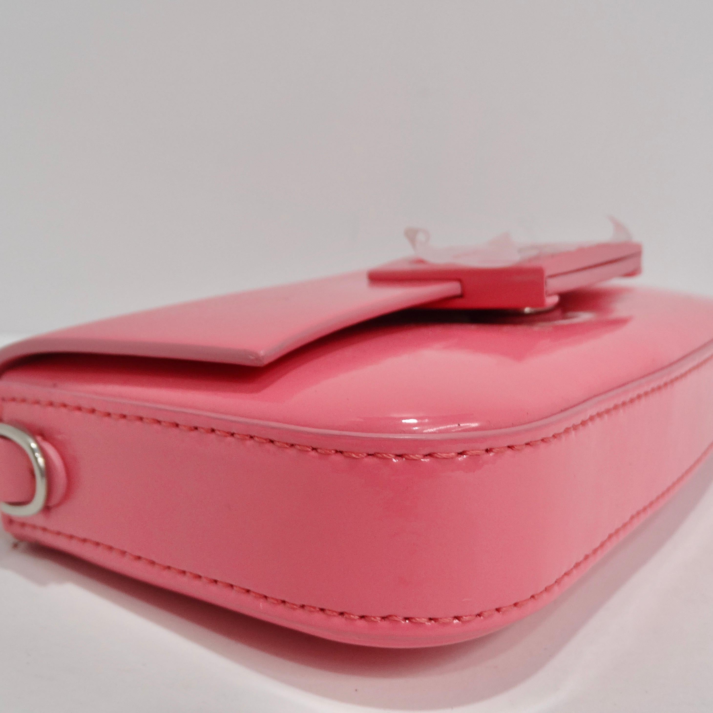 Fendi Baguette Phone Pouch Pink For Sale 2