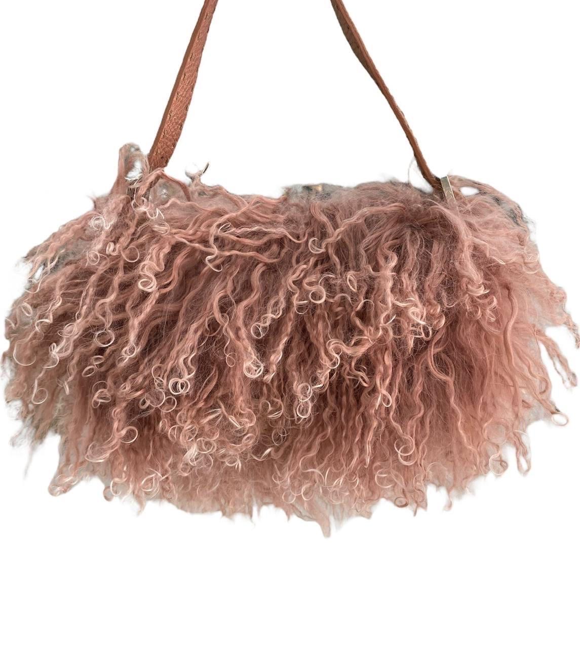 Fendi Baguette Pink Fur Limited Edition 2