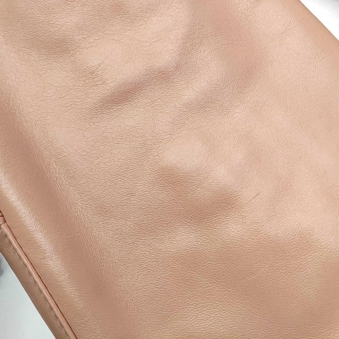 FENDI Baguette Pink Lambskin Leather For Sale 2