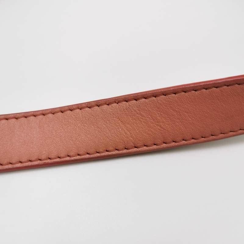 Fendi Baguette Pink Leather with Gold Studded Metal Buckle 9