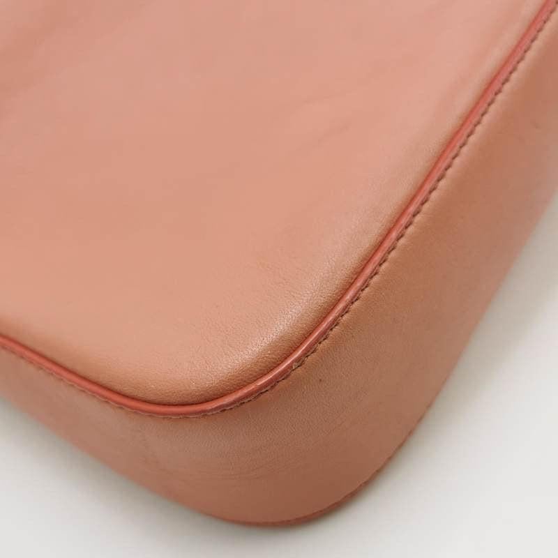 Fendi Baguette Pink Leather with Gold Studded Metal Buckle 5