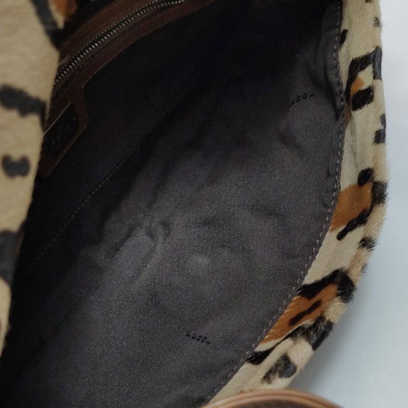 Fendi Baguette Pony hair in leopard print Brown 6