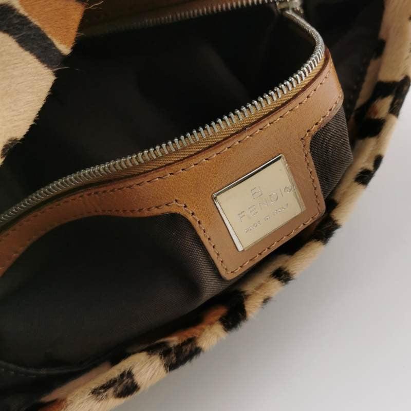 Fendi Baguette Pony hair in leopard print Brown 1
