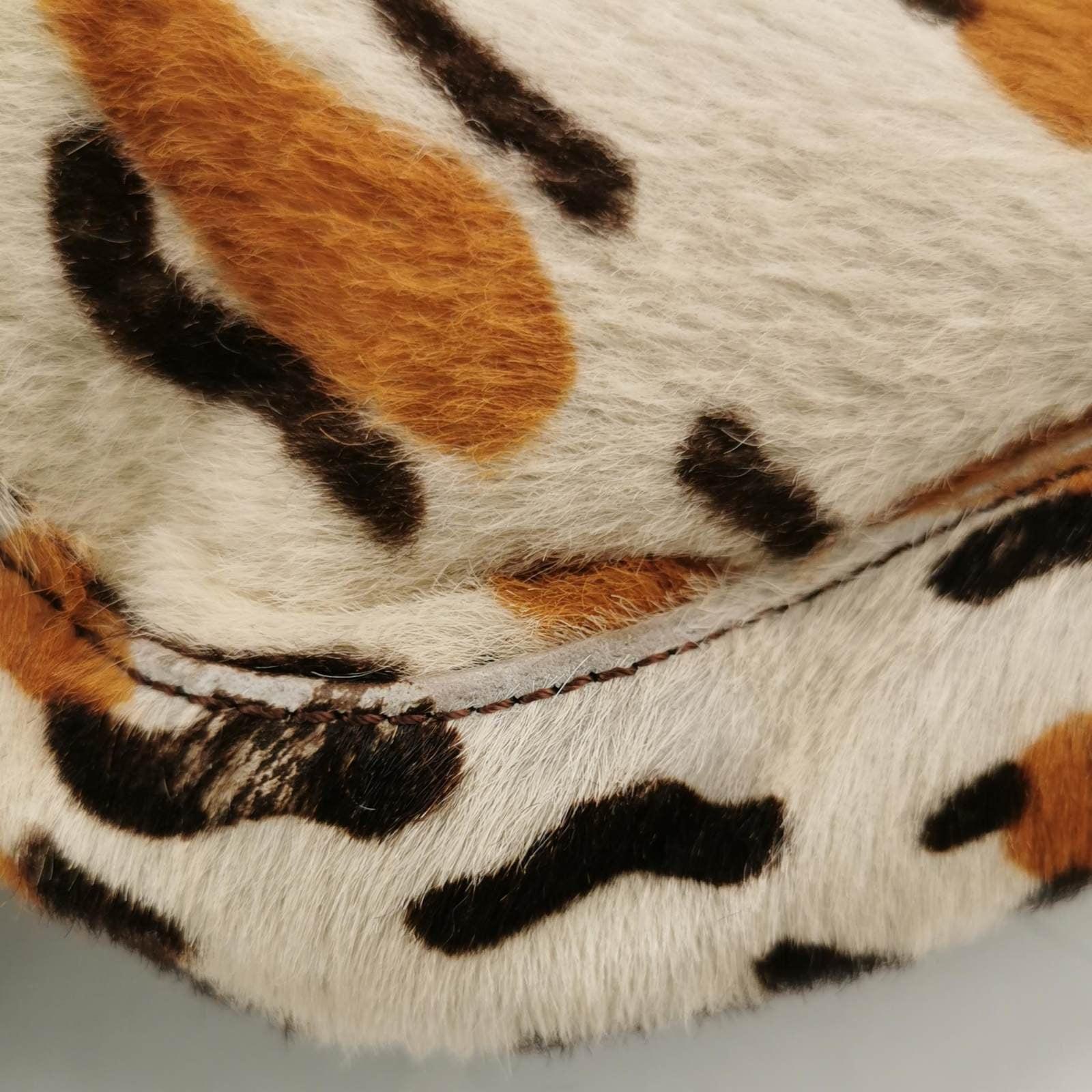 Fendi Baguette Pony hair in leopard print Brown 4