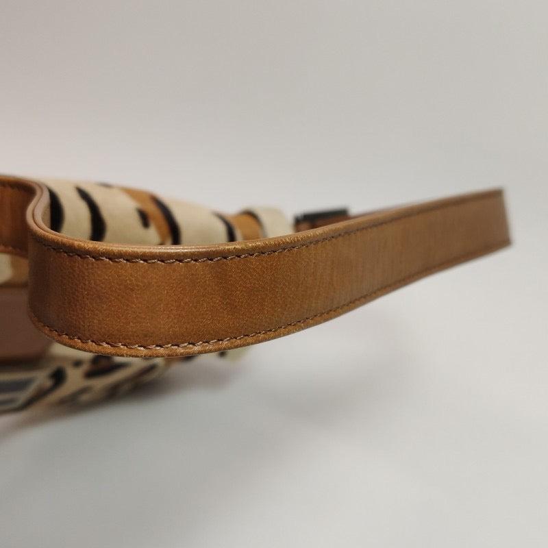 Fendi Baguette Pony hair in leopard print Brown 5