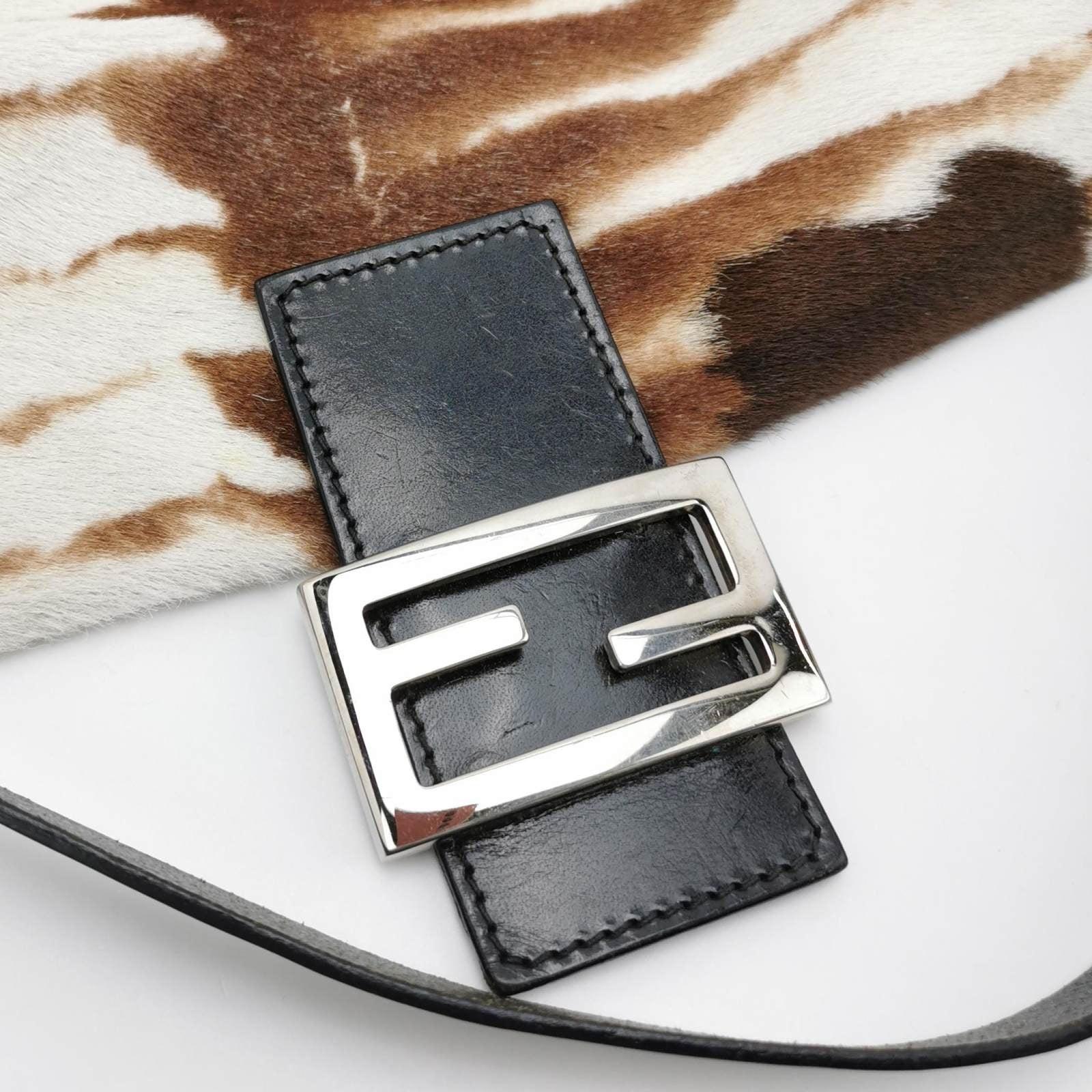 Fendi Baguette Pony-hair Style Calfskin Leather in Horse Print 6