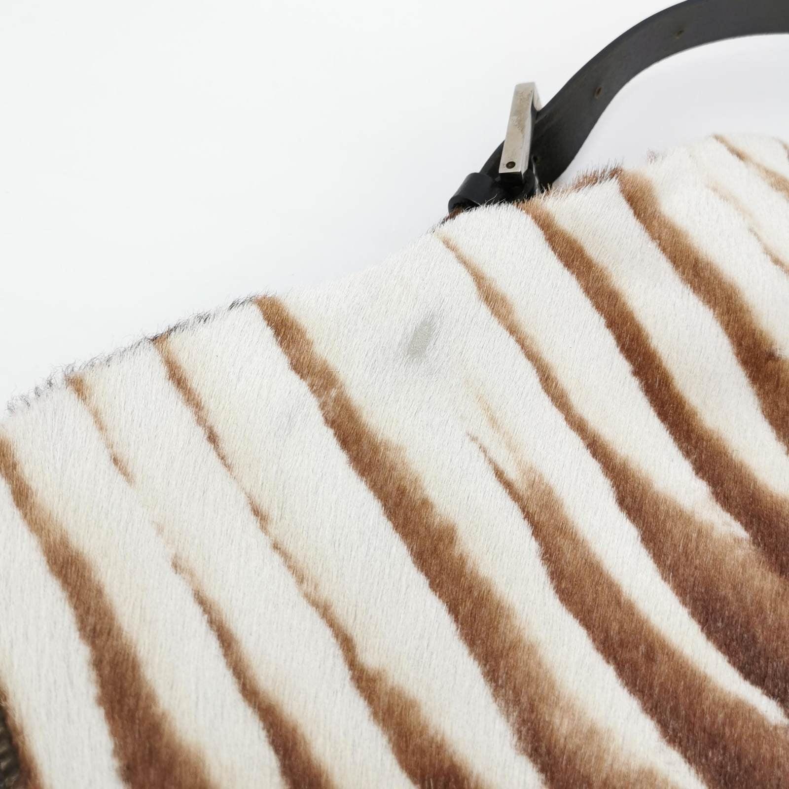 Fendi Baguette Pony-hair Style Calfskin Leather in Horse Print 7