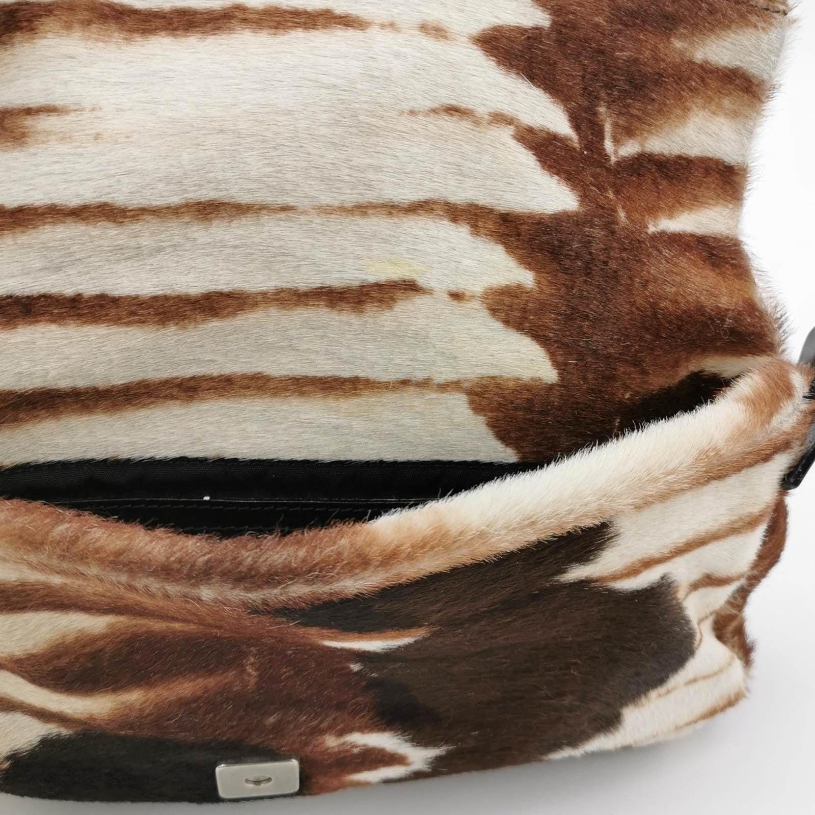 Fendi Baguette Pony-hair Style Calfskin Leather in Horse Print 9