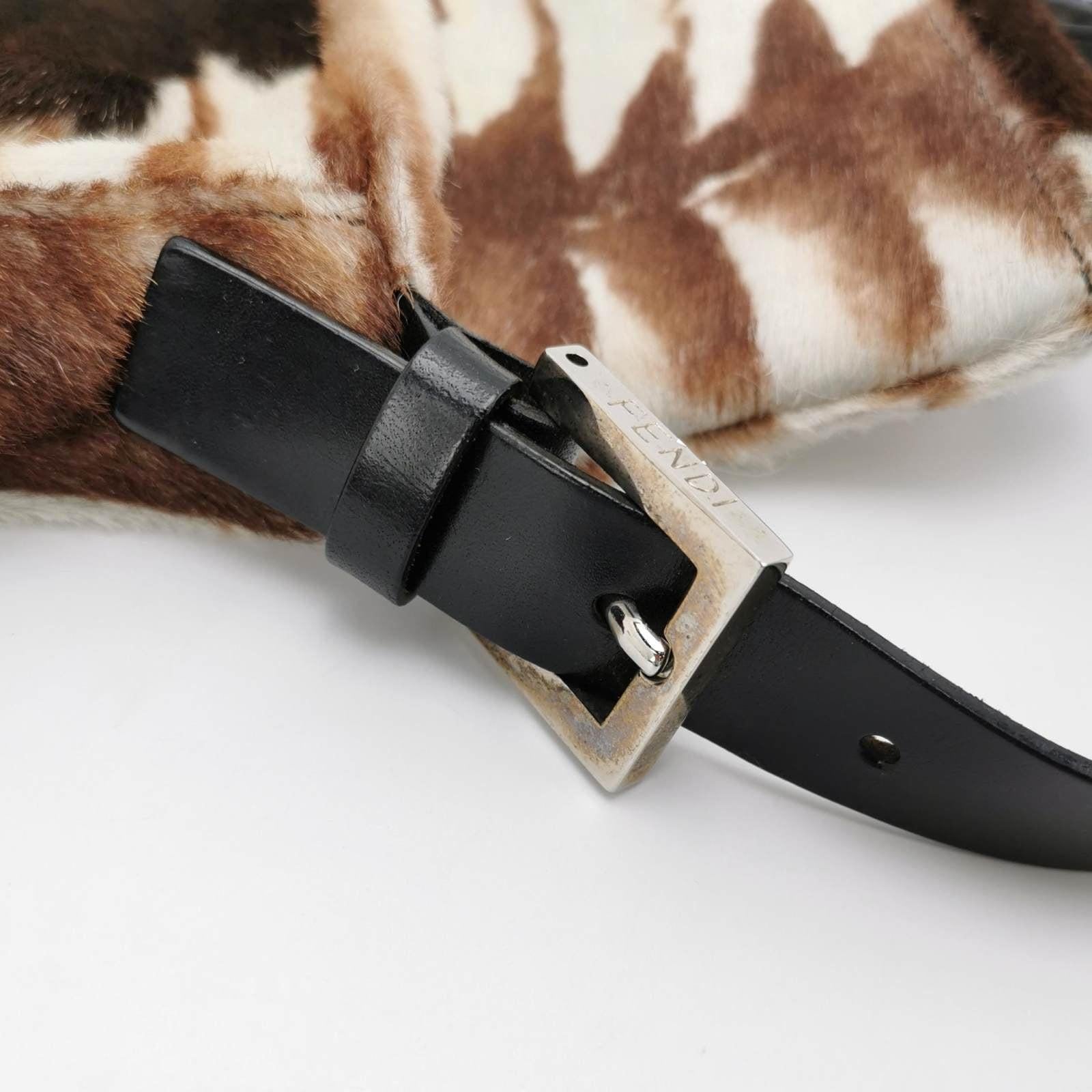 Fendi Baguette Pony-hair Style Calfskin Leather in Horse Print 3