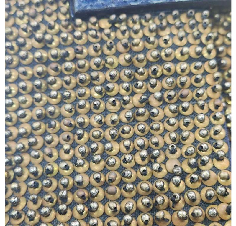 Fendi Baguette Rare Vintage Gold Metallic Beaded Snake-skin Trimmed Shoulder Bag 14