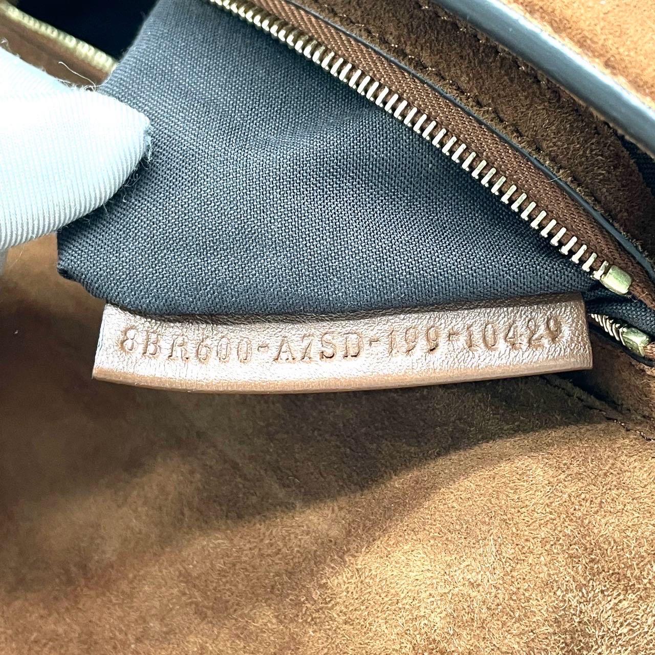 Fendi Baguette Selleria Suede Leather Crossbody Bag Medium Caramel Tan For Sale 5