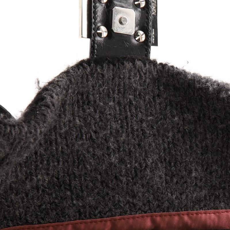 Women's or Men's Fendi Baguette Shoulder Bag Knit Wool