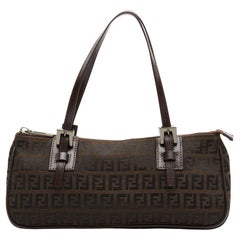 Fendi Baguette Toile Zucca Braun Monogramm Handtasche (8BL014)