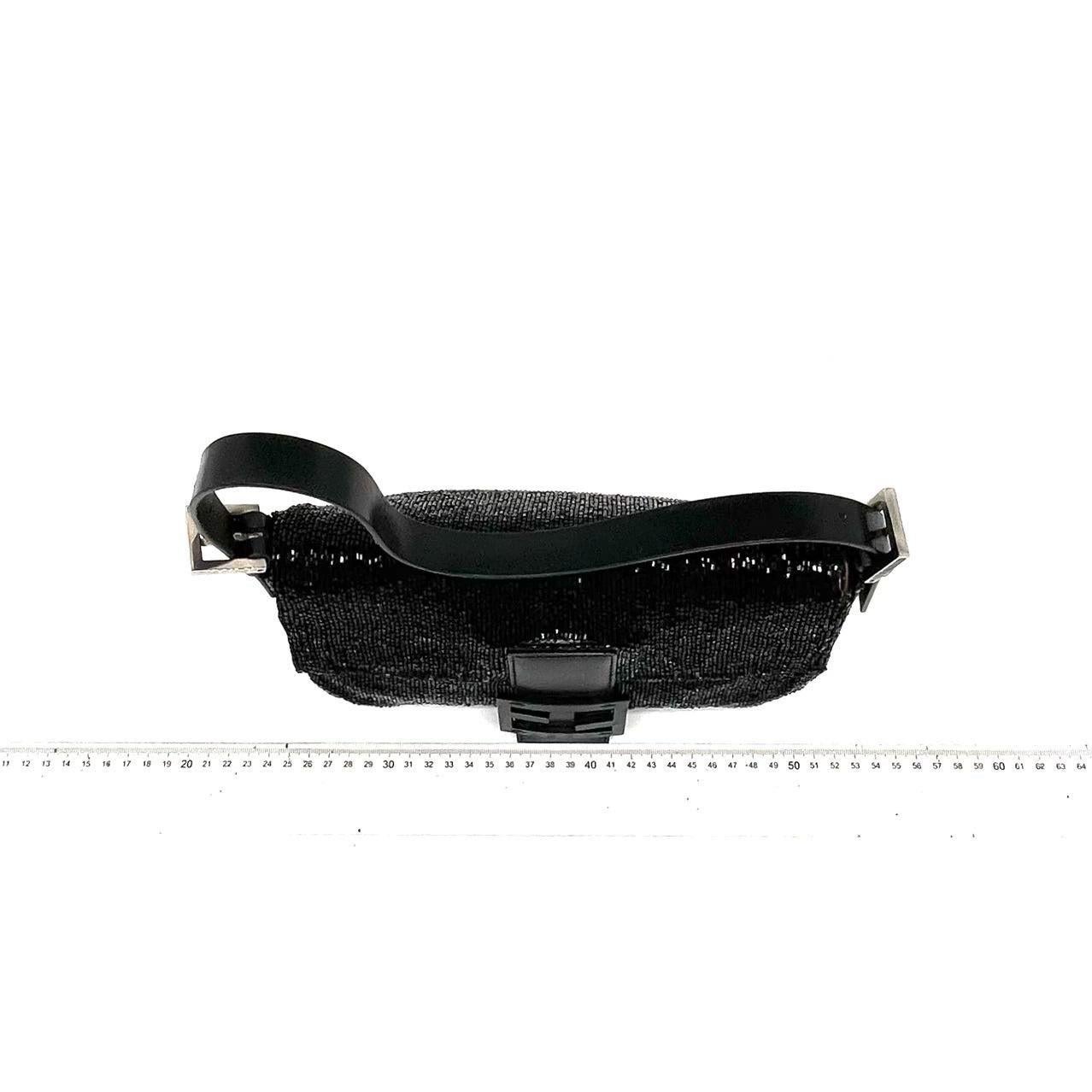 Fendi Baguette Vintage Black Glitter Beads Shoulder Bag 1