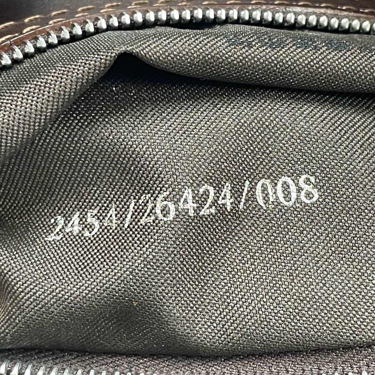 Fendi Baguette Vintage Chocolate Brown Glitter Beads 7