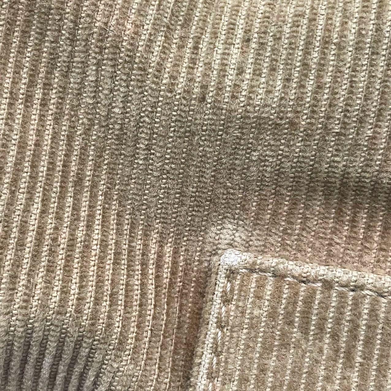 FENDI Baguette Vintage Corduroy Beige Brown Shoulder Bag For Sale 11