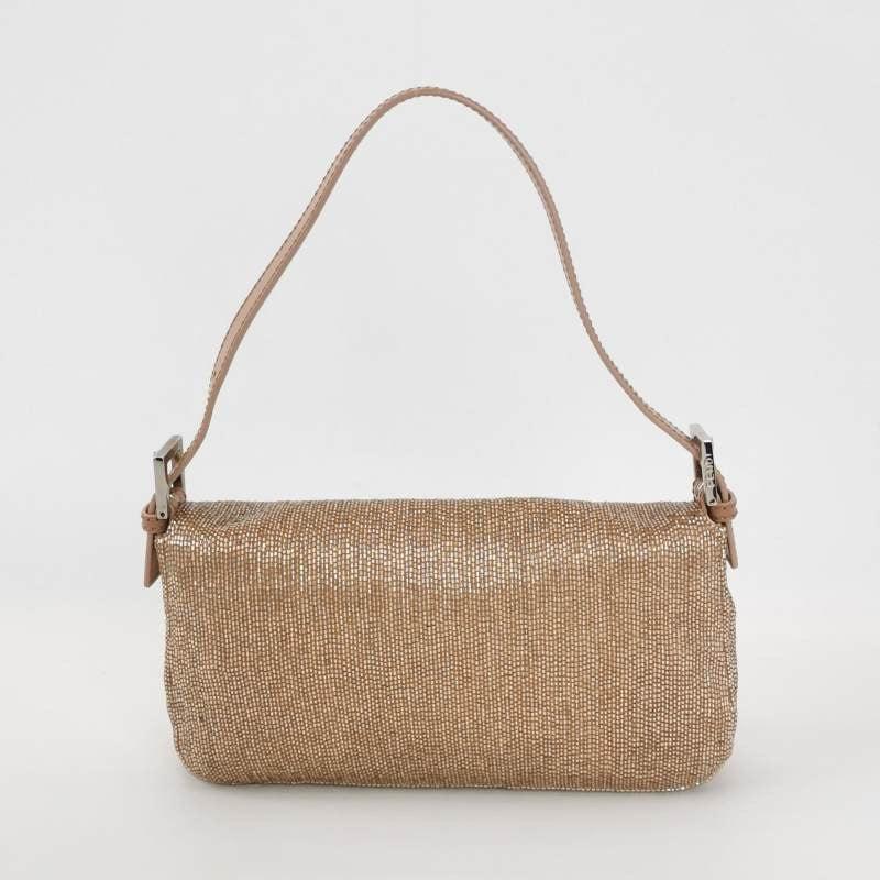 Fendi Baguette Vintage Light Pink Glitter Beads
 These are professional photos of the actual bag offered
 Discover the Fendi Baguette Vintage Glitter Beads - a masterfully crafted, iconic design enhanced with shimmering beads. This exquisite piece
