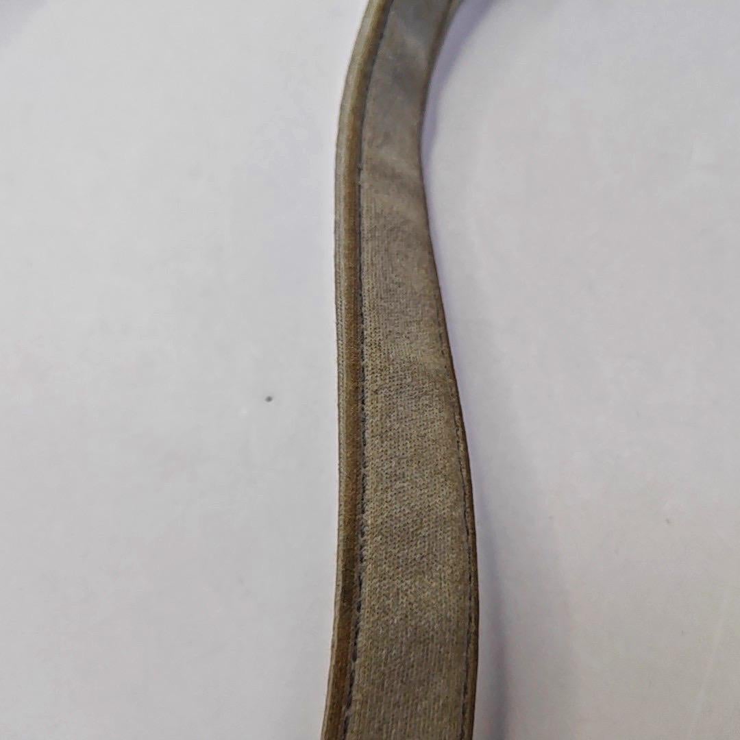 FENDI Baguette Vintage Pale Grey Cloth Pink Buckle For Sale 5