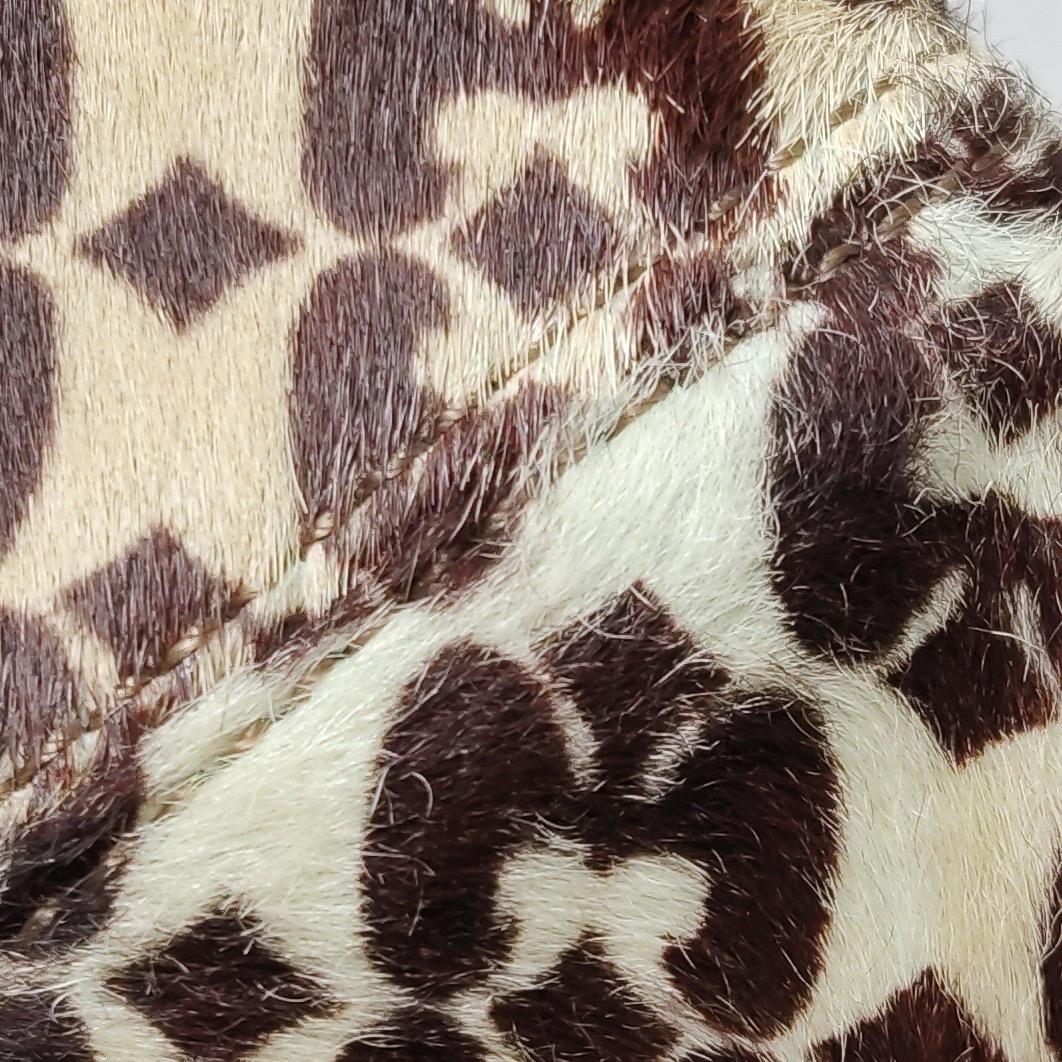 Fendi - Baguette Vintage - Sac à bandoulière à double rabat en poils de poney en vente 10