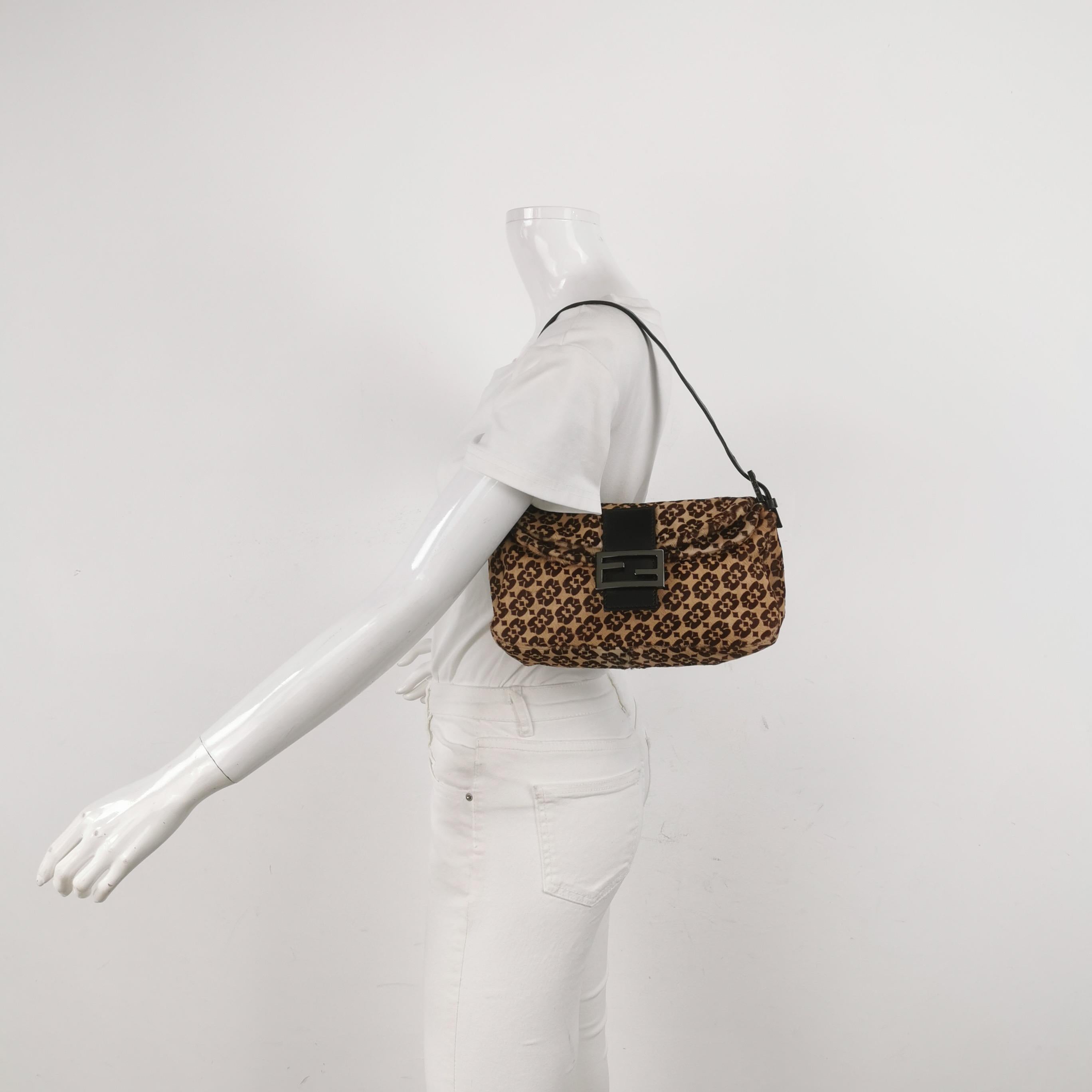 ÉTAT : TRÈS BON

Très bon état vintage avec des frottements et quelques parties dénudées autour des coins, des bords du rabat. 

DÉTAILS

Fendi 

MATERIAL : Poil de poney
Couleur : neutre

Imprimé animal
Doublure en jacquard avec