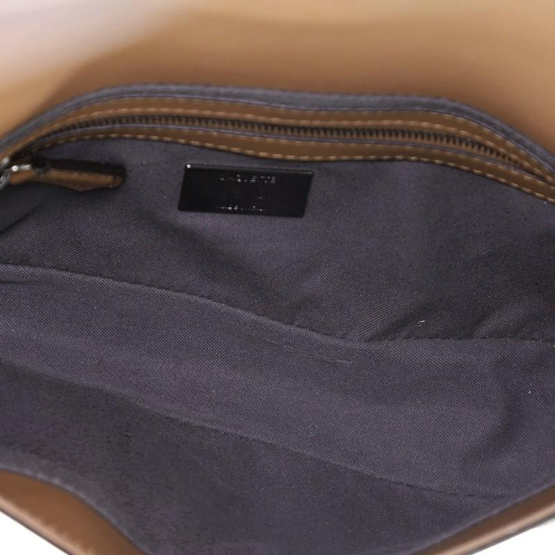 Brown Fendi Baguette Whipstitch Leather