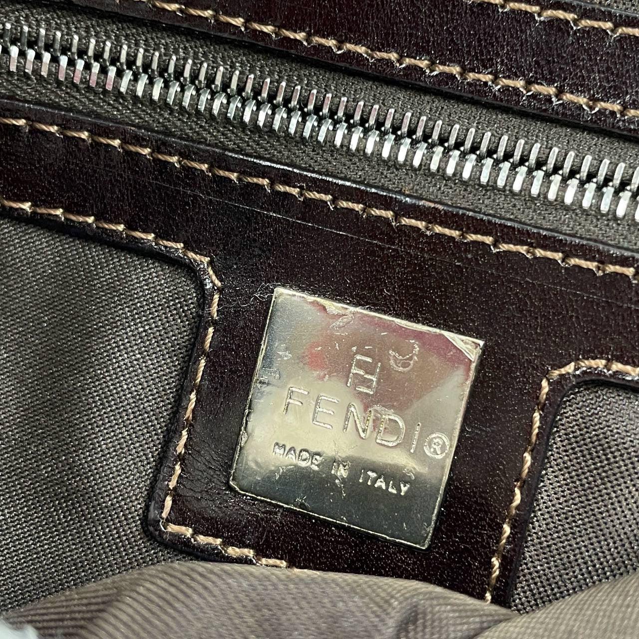 FENDI Baguette White Heart Shaped Sequin Black Shoulder Bag For Sale 12