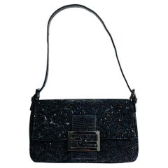 Retro Fendi Beaded Mama Baguette Bag