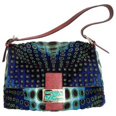 Fendi beaded mamma size baguette Fendi beaded mamma size baguette