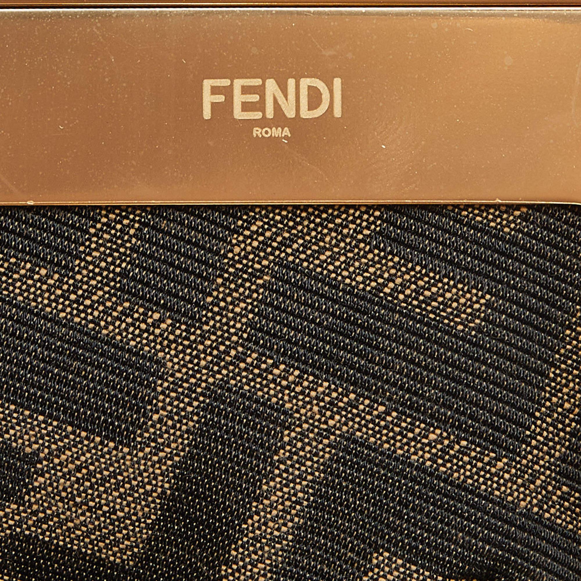 Fendi Beige Leather and Python Small First Shoulder Bag 5