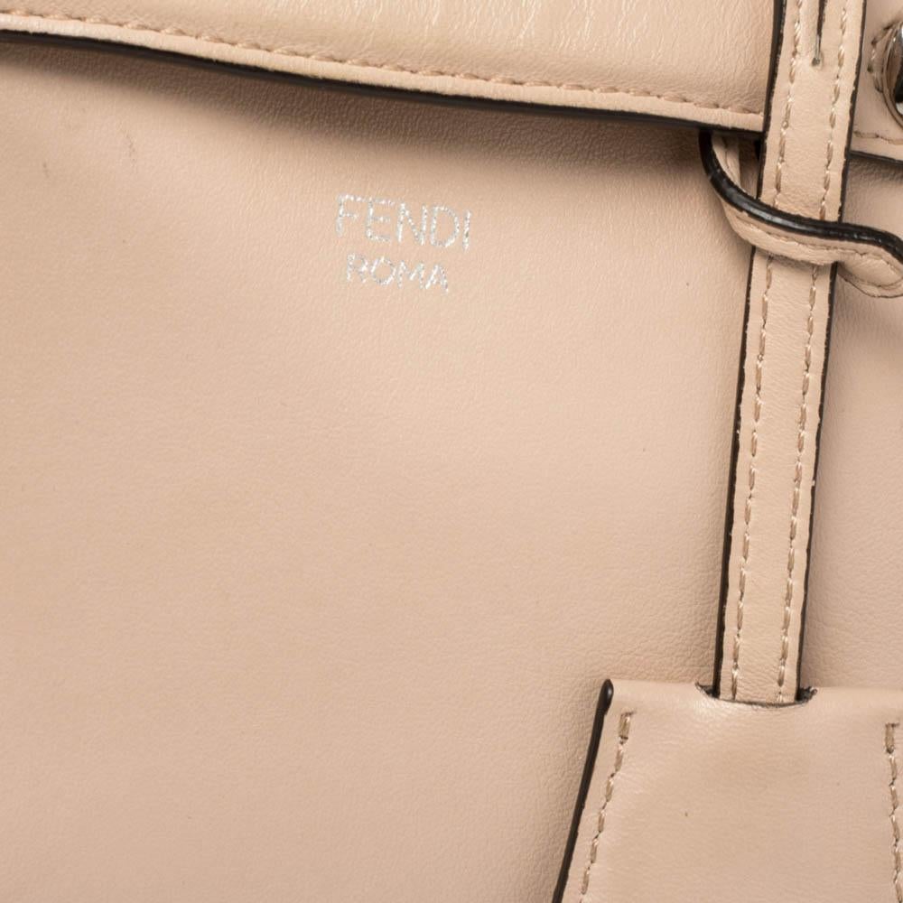Fendi Beige Leather By The Way Crossbody Bag 7