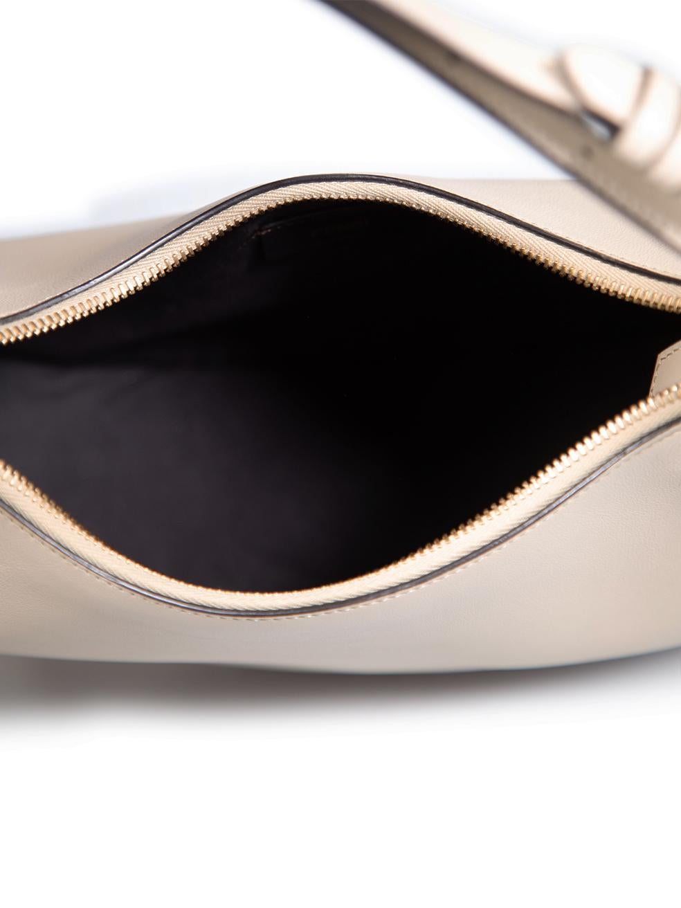 Fendi Beige Leather Fendigraphy Small Shoulder Bag 3