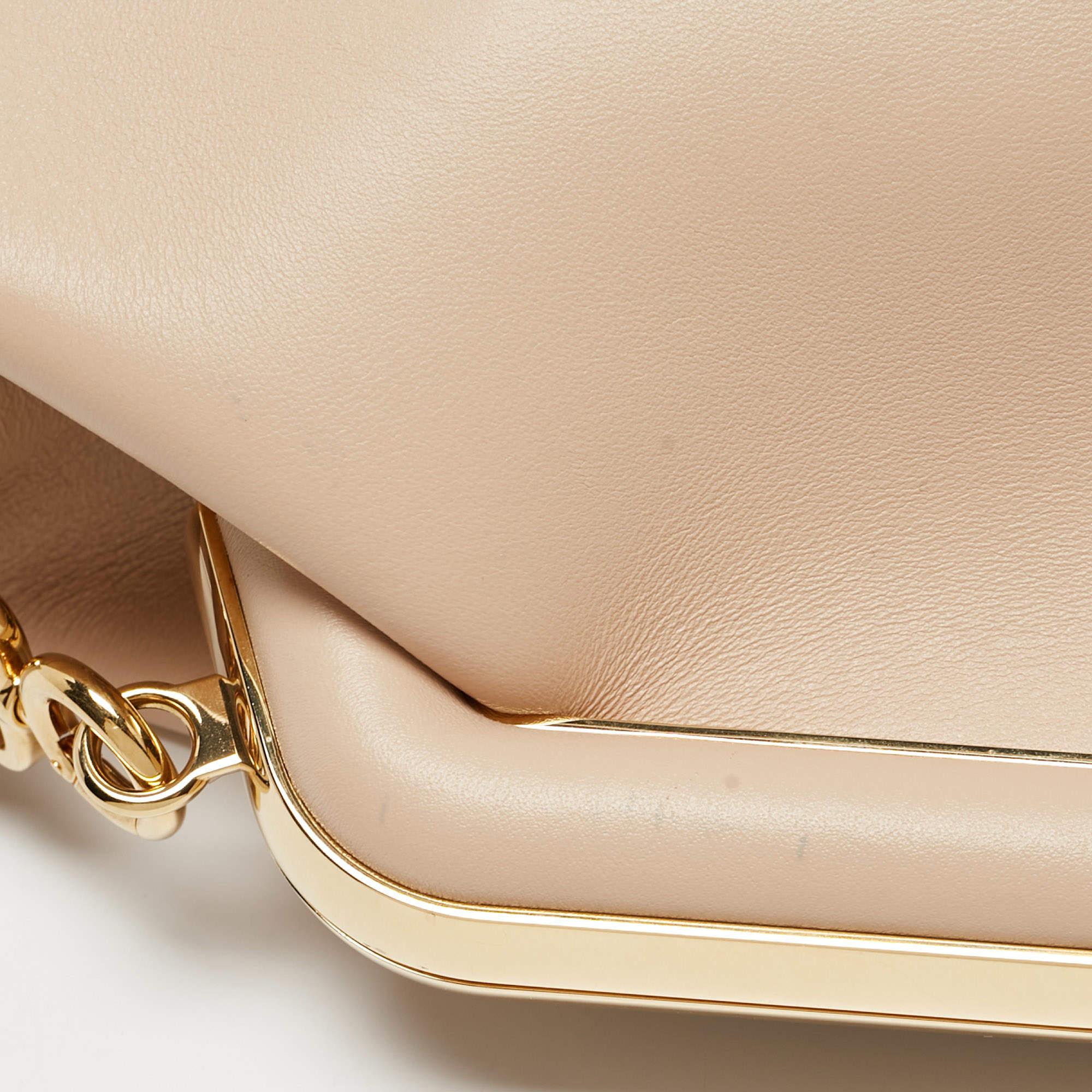 Fendi Beige Leather Medium First Shoulder Bag 6