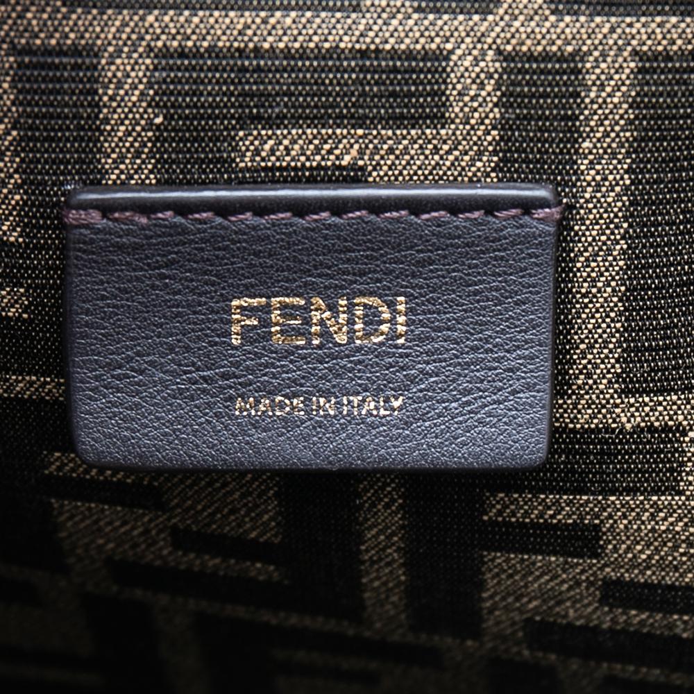 Fendi Beige Leather Medium First Shoulder Bag In New Condition In Dubai, Al Qouz 2