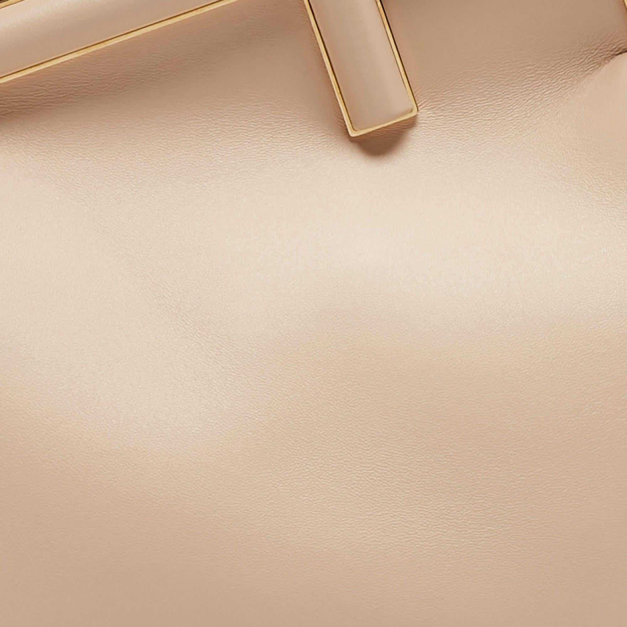 Fendi Beige Leather Medium First Shoulder Bag 3