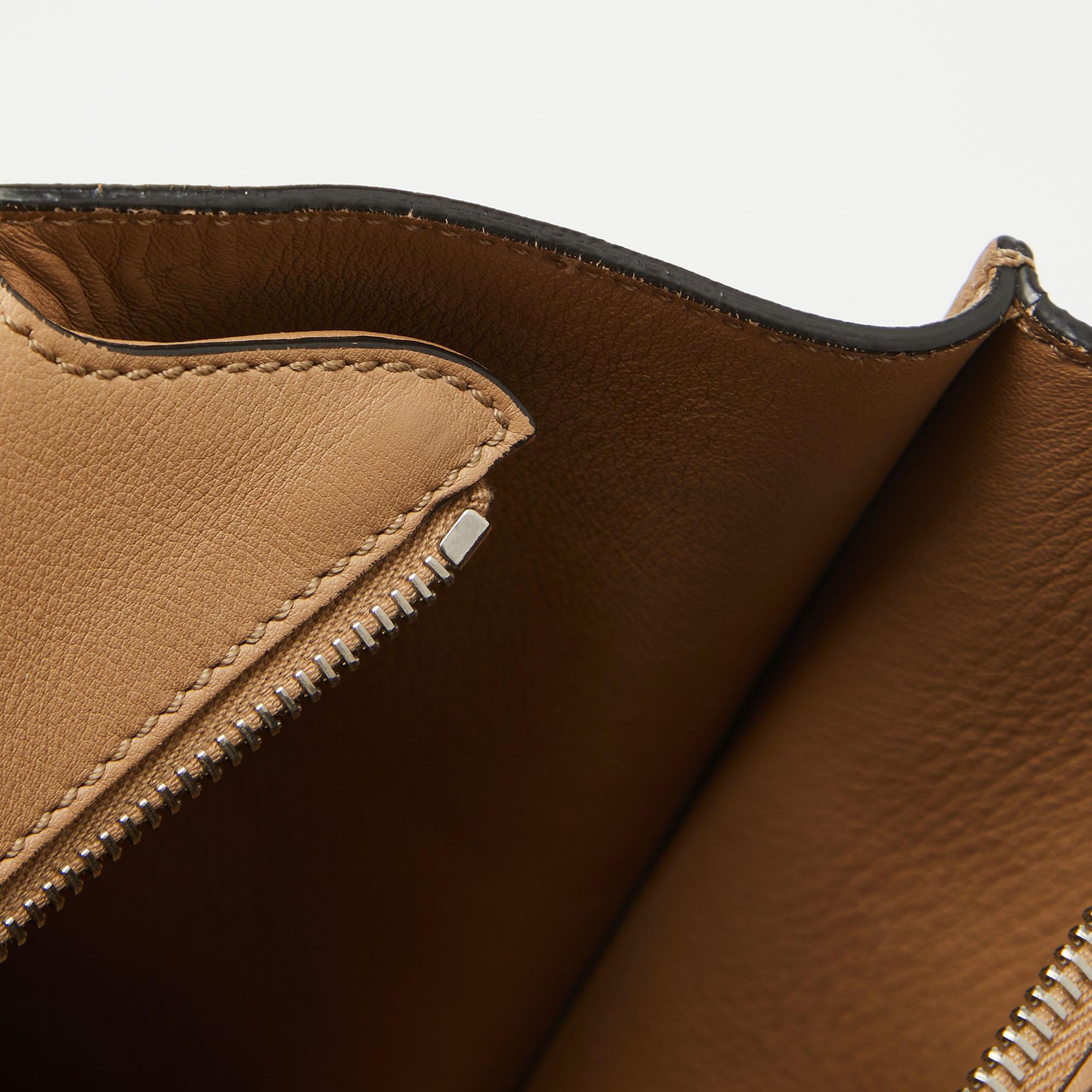 Fendi Beige Leather Medium Studded 3Jours Tote For Sale 4